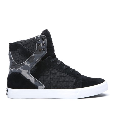 Supra Skytop - Ανδρικα Sneakers Ψηλα - Μαυρα (GR1802)